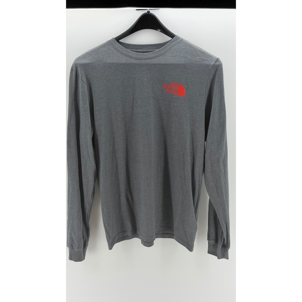 The North Face Long Sleeve T-Shirt Men Medium Grey NWT Graphic Logo Tee